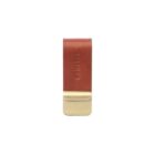 Koncept Studios tan leather money clip with metal accent